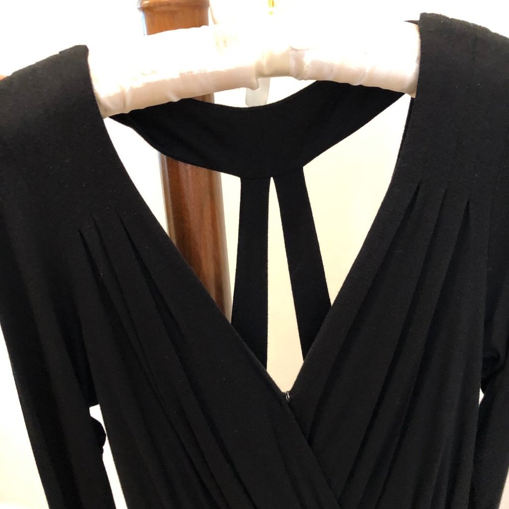 BCBGeneration Black Long-sleeve Mini Dress